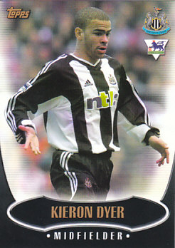 Kieron Dyer Newcastle United 2003 Topps Premier Gold #NU2